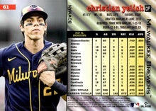 将图片加载到图库查看器,2022 Bowman Heritage Christian Yelich #61 Milwaukee Brewers