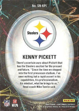 تحميل الصورة إلى عارض المعرض، 2022 Panini Contenders Supernatural Emerald Kenny Pickett # 1 Pittsburgh Steelers