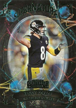 تحميل الصورة إلى عارض المعرض، 2022 Panini Contenders Supernatural Emerald Kenny Pickett # 1 Pittsburgh Steelers