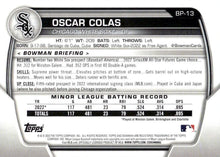 Load image into Gallery viewer, 2023 Bowman Prospects  Oscar Colas BP-13 Chicago White Sox