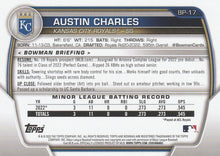 Load image into Gallery viewer, 2023 Bowman Prospects 1st Bowman Austin Charles FBC BP-17 Kansas City Royals