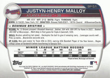 Load image into Gallery viewer, 2023 Bowman Prospects 1st Bowman Justyn-Henry Malloy FBC BP-51 Atlanta Braves