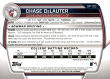 将图片加载到图库查看器,2023 Bowman Prospects Chase DeLauter BP-103 Cleveland Guardians