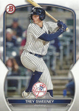 Load image into Gallery viewer, 2023 Bowman Prospects Trey Sweeney BP-119 New York Yankees