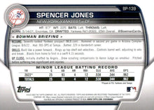 Load image into Gallery viewer, 2023 Bowman Prospects 1st Bowman Spencer Jones FBC BP-139 New York Yankees