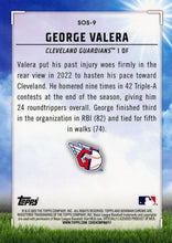 Load image into Gallery viewer, 2023 Bowman Chrome Sight On September George Valera SOS-9 Cleveland Guardians
