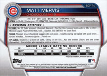 Load image into Gallery viewer, 2023 Bowman Chrome Prospects Matt Mervis BCP-74 Chicago Cubs