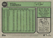 Load image into Gallery viewer, 2023 Topps Heritage Miguel Cabrera #151 Detroit Tigers
