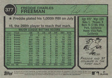 Load image into Gallery viewer, 2023 Topps Heritage Freddie Freeman #377 Los Angeles Dodgers