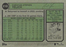 تحميل الصورة إلى عارض المعرض، 2023 Topps Heritage Chrome Christian Yelich #218 Milwaukee Brewers