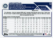 Load image into Gallery viewer, 2023 Topps Chrome Luis Castillo #13 Seattle Mariners