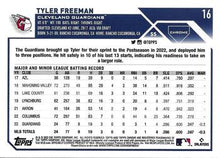 将图片加载到图库查看器,2023 Topps Chrome Tyler Freeman RC #16 Cleveland Guardians