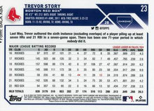 تحميل الصورة إلى عارض المعرض، 2023 Topps Chrome Trevor Story #23 Boston Red Sox