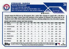 Load image into Gallery viewer, 2023 Topps Chrome Ezequiel Durán RC #36 Texas Rangers