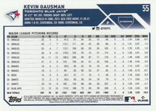 Load image into Gallery viewer, 2023 Topps Chrome Kevin Gausman #55 Toronto Blue Jays