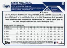 تحميل الصورة إلى عارض المعرض، 2023 Topps Chrome راندي أروزارينا #59 تامبا باي رايز