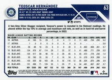 Load image into Gallery viewer, 2023 Topps Chrome Teoscar Hernández #63 Seattle Mariners