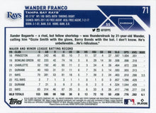 Load image into Gallery viewer, 2023 Topps Chrome Wander Franco #71 Tampa Bay Rays