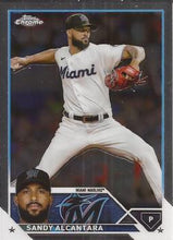 将图片加载到图库查看器,2023 Topps Chrome Sandy Alcantara  #74 Miami Marlins