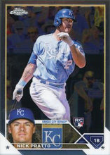 Load image into Gallery viewer, 2023 Topps Chrome Nick Pratto RC #85 Kansas City Royals