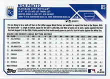 Load image into Gallery viewer, 2023 Topps Chrome Nick Pratto RC #85 Kansas City Royals