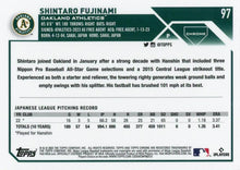 Load image into Gallery viewer, 2023 Topps Chrome Shintaro Fujinami RC #97 Oakland Athletics