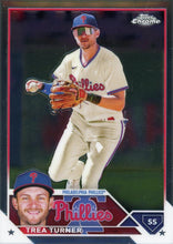 تحميل الصورة إلى عارض المعرض، 2023 Topps Chrome Trea Turner #103 فيلادلفيا فيليز