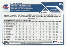 Load image into Gallery viewer, 2023 Topps Chrome Alec Bohm #105 Philadelphia Phillies