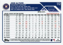 تحميل الصورة إلى عارض المعرض، 2023 Topps Chrome Jose Altuve #112 Houston Astros