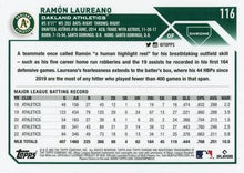 تحميل الصورة إلى عارض المعرض، 2023 Topps Chrome Ramón Laureano #116 Oakland Athletics