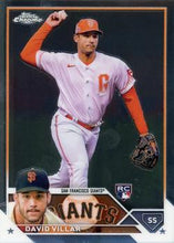 Load image into Gallery viewer, 2023 Topps Chrome David Villar RC #117 San Francisco Giants