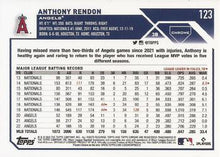 Load image into Gallery viewer, 2023 Topps Chrome Anthony Rendon #123 Los Angeles Angels