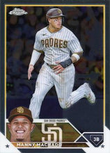 Load image into Gallery viewer, 2023 Topps Chrome Manny Machado #124 San Diego Padres