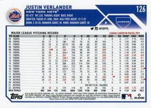 تحميل الصورة إلى عارض المعرض، 2023 Topps Chrome Justin Verlander #126 New York Mets