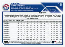 Load image into Gallery viewer, 2023 Topps Chrome Jon Gray #127 Texas Rangers