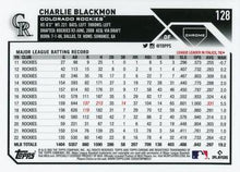 将图片加载到图库查看器,2023 Topps Chrome Charlie Blackmon #128 Colorado Rockies