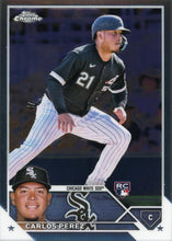 Load image into Gallery viewer, 2023 Topps Chrome Carlos Perez RC #133 Chicago White Sox