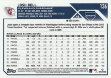 将图片加载到图库查看器,2023 Topps Chrome Josh Bell #136 Cleveland Guardians