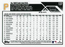 تحميل الصورة إلى عارض المعرض، 2023 Topps Chrome Ke'Bryan Hayes #137 Pittsburgh Pirates