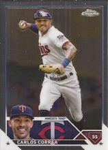 Load image into Gallery viewer, 2023 Topps Chrome Carlos Correa #140 Minnesota Twins