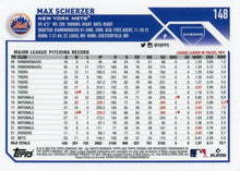 تحميل الصورة إلى عارض المعرض، 2023 Topps Chrome Max Scherzer #148 نيويورك ميتس