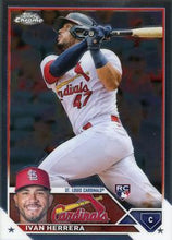 Load image into Gallery viewer, 2023 Topps Chrome Ivan Herrera RC #177 St. Louis Cardinals