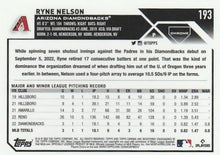 Load image into Gallery viewer, 2023 Topps Chrome Ryne Nelson RC #193 Arizona Diamondbacks