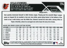 Load image into Gallery viewer, 2023 Topps Chrome Kyle Stowers RC #194 Baltimore Orioles