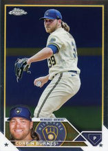 تحميل الصورة إلى عارض المعرض، 2023 Topps Chrome Corbin Burnes #214 Milwaukee Brewers