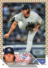 Load image into Gallery viewer, 2023 Topps Gold Star Gerrit Cole #45 New York Yankees
