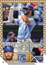 将图片加载到图库查看器,2023 Topps Gold Star Gold Star MJ Melendez - Future Stars #587 Kansas City Royals