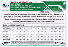 Load image into Gallery viewer, 2023 Topps Holiday Randy Arozarena  H148 Tampa Bay Rays