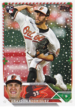 将图片加载到图库查看器,2023 Topps Holiday Grayson Rodriguez RC H149 Baltimore Orioles