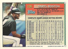 Load image into Gallery viewer, 1994 Topps Daryl Boston # 106 Colorado Rockies
